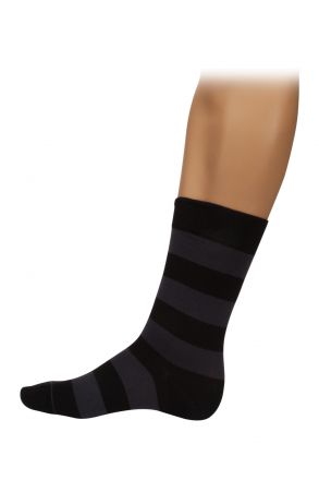 Kifidis Liyosel Çember Erkek Çorap Siyah / Black
