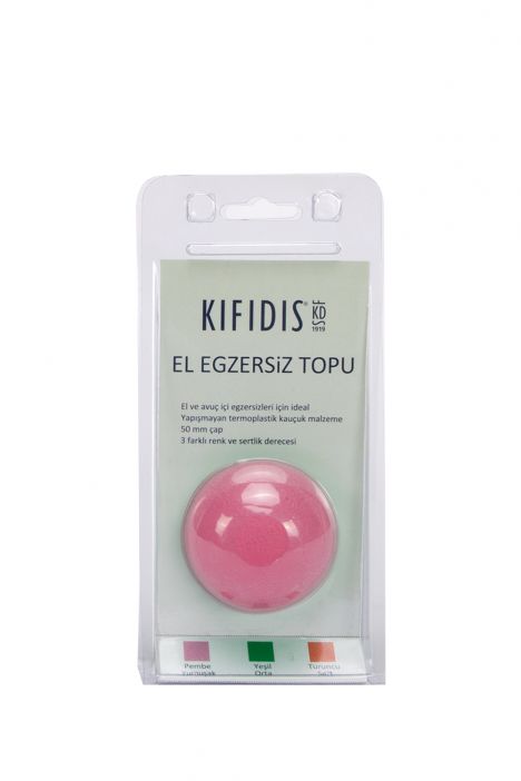 Kifidis-Vlnt El Egzersiz Topu PEMBE-YUMUŞAK