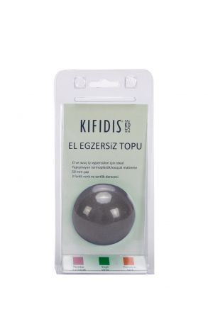 Kifidis-Vlnt El Egzersiz Topu SİYAH-SERT