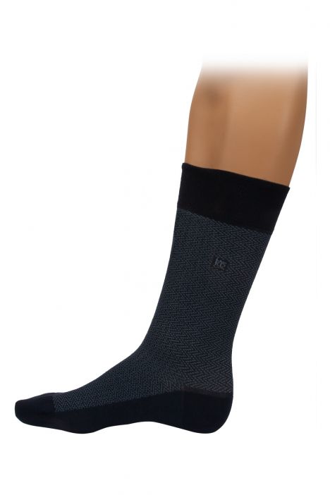 Kifidis Zigzag Model Erkek Çorap Lacivert / Navy