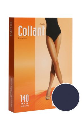 Kifidis 140 Den. 18-20 mmHg Külotlu Varis Çorabı Mavi / Blue