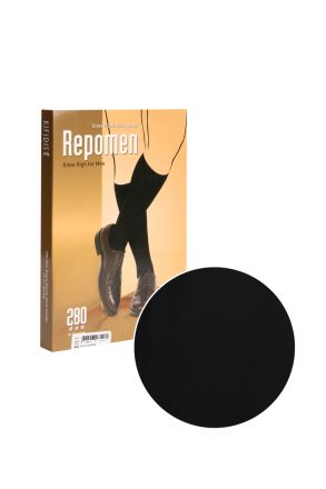 Kifidis 280 Den. 19-21 mmHg Unisex Diz Altı Varis Çorabı (Repomen) Antrasit / Anthracite
