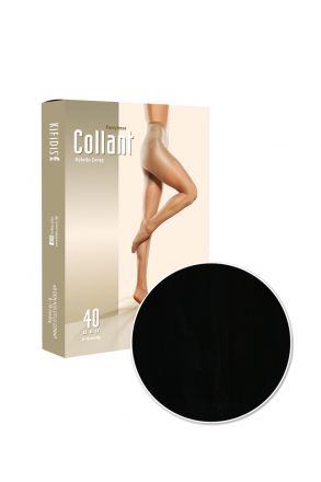 Kifidis 40 Den. Külotlu Dinlendirici Çorap Siyah / Black