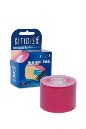 Kifidis Kinesio Ağrı Bandı 5cm x 5m Fuşya / Fuxia