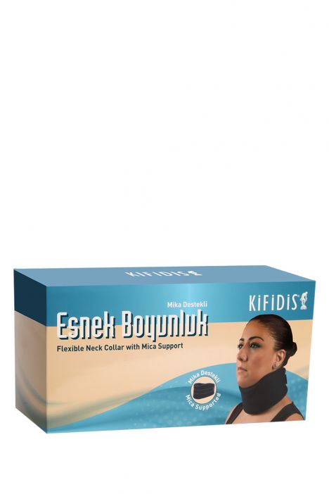Kifidis Mika Destekli Esnek Boyunluk Lacivert / Navy