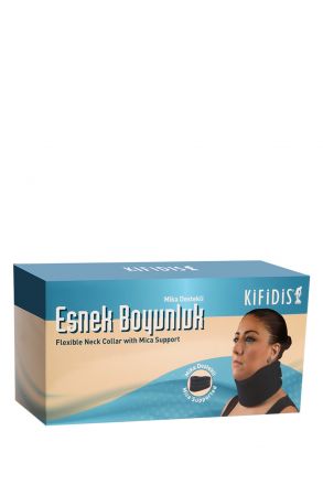 Kifidis Mika Destekli Esnek Boyunluk Lacivert / Navy