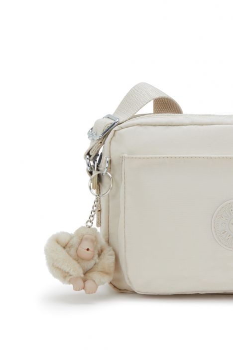 Kipling ABANU M Orta Boy Omuz Çantası 17x24x9 cm Hideaway Beige