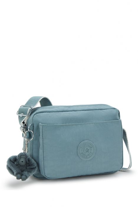 Kipling ABANU M Orta Boy Omuz Çantası 17x24x9 cm Relaxed Grey
