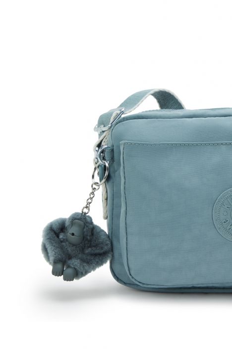 Kipling ABANU M Orta Boy Omuz Çantası 17x24x9 cm Relaxed Grey