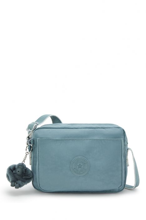 Kipling ABANU M Orta Boy Omuz Çantası 17x24x9 cm Relaxed Grey