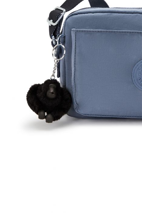 Kipling ABANU M Orta Boy Omuz Çantası 17x24x9 cm Blue Lover