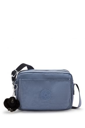 Kipling ABANU M Orta Boy Omuz Çantası 17x24x9 cm Blue Lover