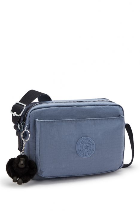 Kipling ABANU M Orta Boy Omuz Çantası 17x24x9 cm Blue Lover