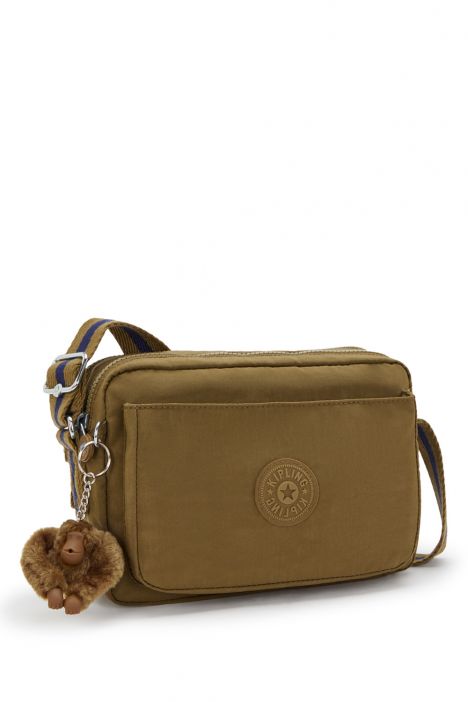 Kipling ABANU M Orta Boy Omuz Çantası 17x24x9 cm Dry Laurel