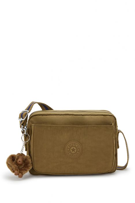 Kipling ABANU M Orta Boy Omuz Çantası 17x24x9 cm Dry Laurel