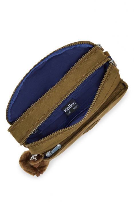 Kipling ABANU M Orta Boy Omuz Çantası 17x24x9 cm Dry Laurel