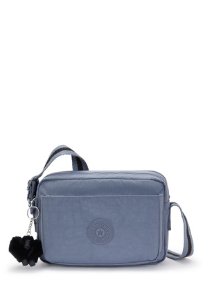 Kipling ABANU M Orta Boy Omuz Çantası 17x24x9 cm Blue Stone