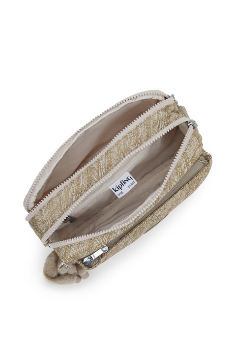Kipling ABANU M Orta Boy Omuz Çantası 17x24x9 cm Brush of Gold