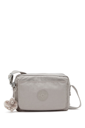 Kipling ABANU M Orta Boy Omuz Çantası 17x24x9 cm Grey Gris
