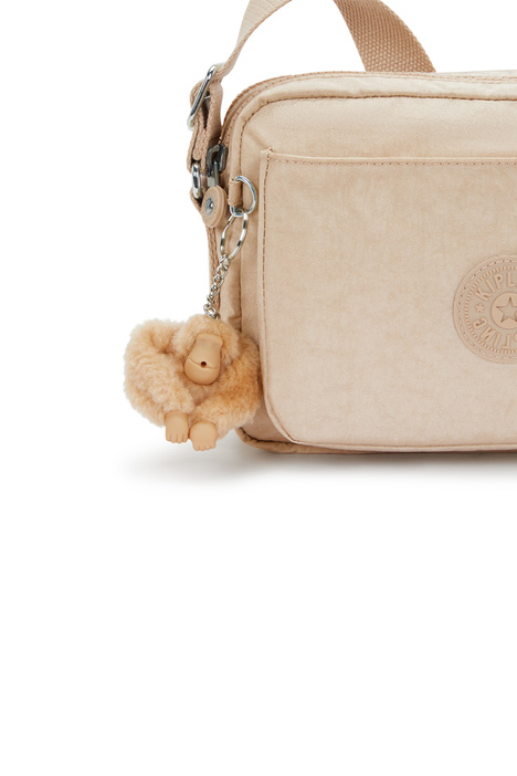 Kipling ABANU M Orta Boy Omuz Çantası 17x24x9 cm Sparkled Beige