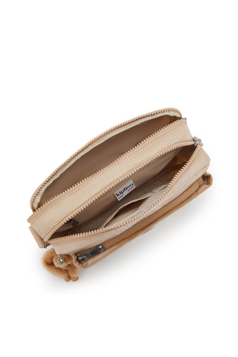 Kipling ABANU M Orta Boy Omuz Çantası 17x24x9 cm Sparkled Beige