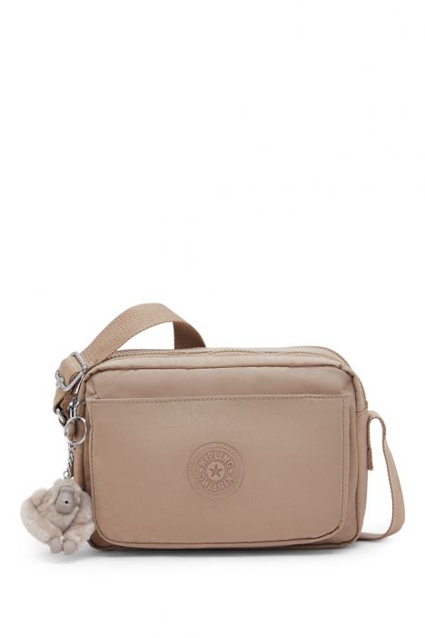 Kipling ABANU M Orta Boy Omuz Çantası 17x24x9 cm Tan Beige