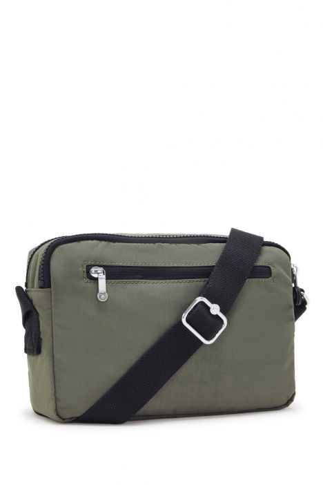 Kipling ABANU M Orta Boy Omuz Çantası 17x24x9 cm Green Moss