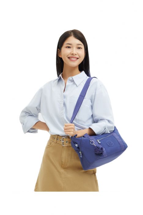 Kipling ART MINI Küçük Boy Omuz Çantası 20x38x18,5 cm OCEAN BLUE