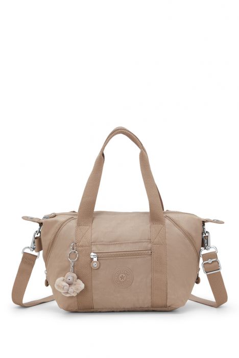 Kipling ART MINI Küçük Boy Omuz Çantası 20x38x18,5 cm Tan Beige
