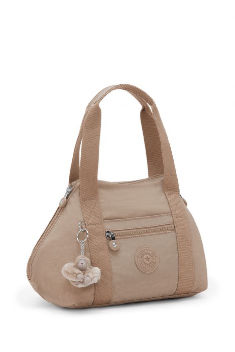 Kipling ART MINI Küçük Boy Omuz Çantası 20x38x18,5 cm Tan Beige