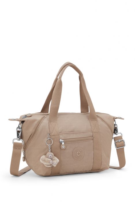 Kipling ART MINI Küçük Boy Omuz Çantası 20x38x18,5 cm Tan Beige