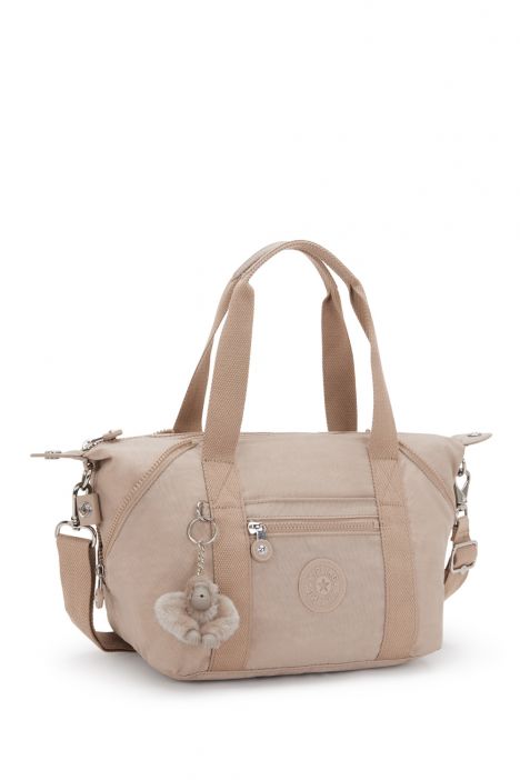 Kipling ART MINI Küçük Boy Omuz Çantası 20x38x18,5 cm Tan Beige