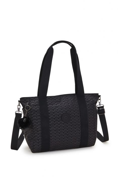 Kipling ASSENI S Küçük Boy Omuz Çantası 28x40x14 cm Signature Emb