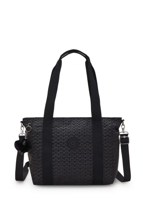 Kipling ASSENI S Küçük Boy Omuz Çantası 28x40x14 cm Signature Emb