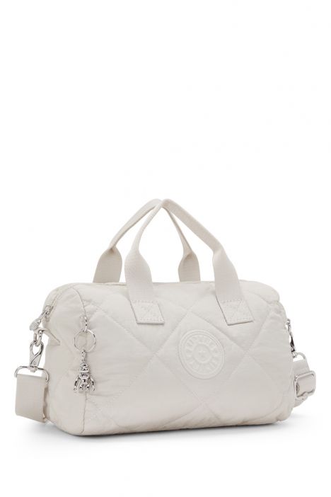 Kipling BINA M Orta Boy Omuz Çantası 17x27x14 cm Airy Beige Ql