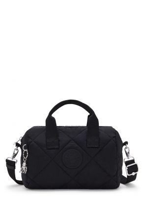 Kipling BINA M Orta Boy Omuz Çantası 17x27x14 cm Cosmic Black Ql