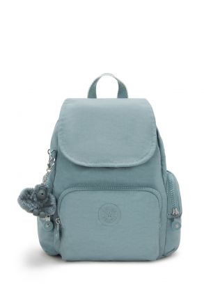 Kipling CITY ZIP MINI Küçük Boy Sırt Çantası 29x27x14 cm Relaxed Grey