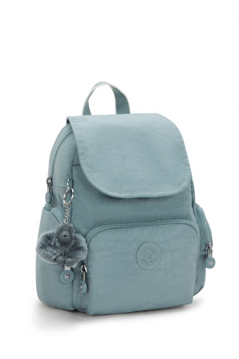 Kipling CITY ZIP MINI Küçük Boy Sırt Çantası 29x27x14 cm Relaxed Grey
