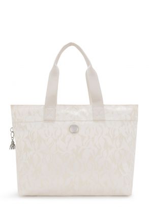 Kipling COLISSA UP Büyük Boy Omuz Çantası 32x50x17 cm Palm Beige Jq