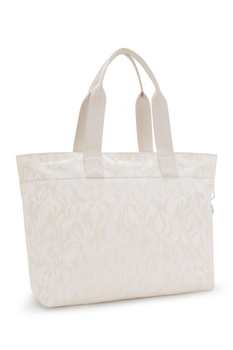 Kipling COLISSA UP Büyük Boy Omuz Çantası 32x50x17 cm Palm Beige Jq
