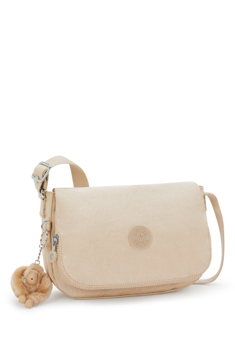 Kipling EARTHBEAT S Küçük Boy Omuz Çantası 17x26x7 cm Sparkled Beige