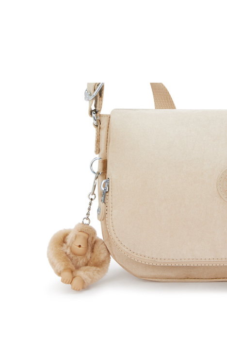 Kipling EARTHBEAT S Küçük Boy Omuz Çantası 17x26x7 cm Sparkled Beige