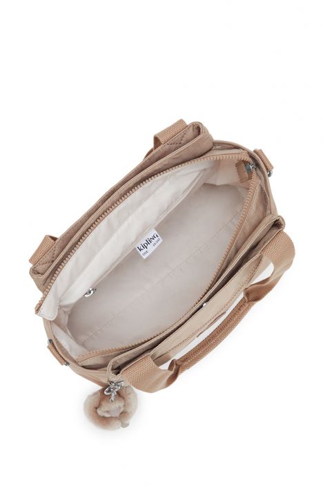 Kipling ELYSIA Orta Boy Omuz Çantası 23x29.5x12.5 cm Tan Beige