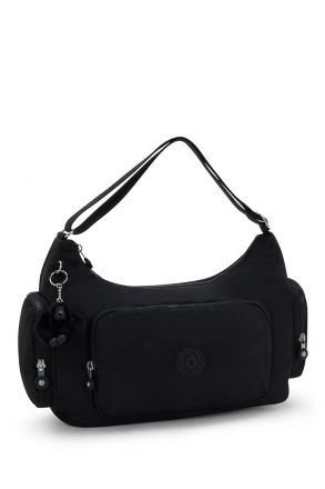Kipling GABBINA Orta Boy Omuz Çantası 27x40x14 cm Black Noir