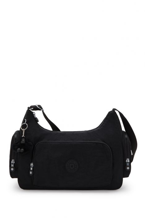 Kipling GABBINA Orta Boy Omuz Çantası 27x40x14 cm Black Noir