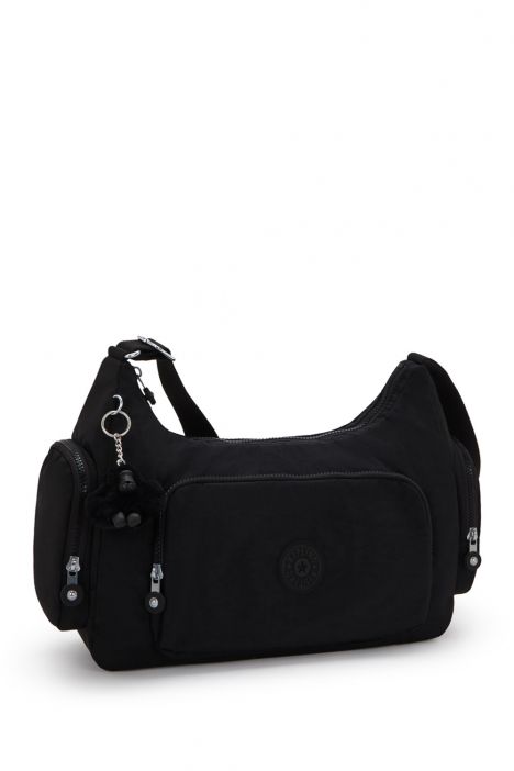 Kipling GABBINA Orta Boy Omuz Çantası 27x40x14 cm Black Noir