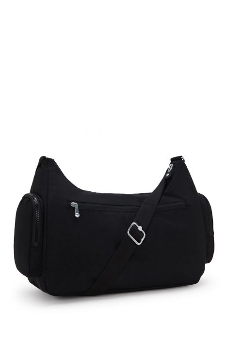 Kipling GABBINA Orta Boy Omuz Çantası 27x40x14 cm Black Noir