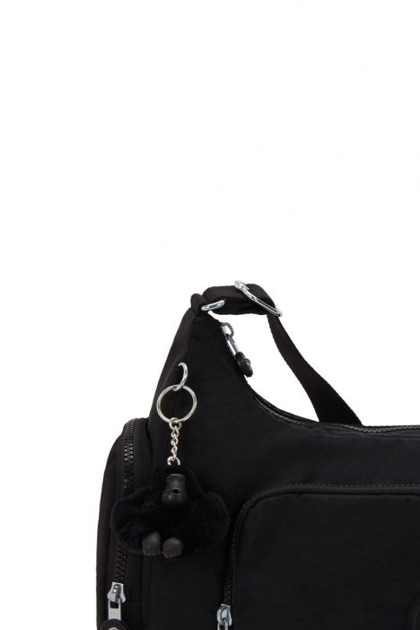 Kipling GABBINA Orta Boy Omuz Çantası 27x40x14 cm Black Noir