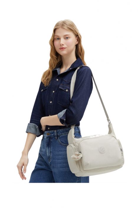 Kipling GABB Orta Boy Omuz Çantası 30x35.5x18.5 cm Hideaway Beige