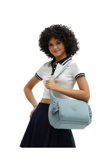 Kipling GABB Orta Boy Omuz Çantası 30x35.5x18.5 cm Relaxed Grey